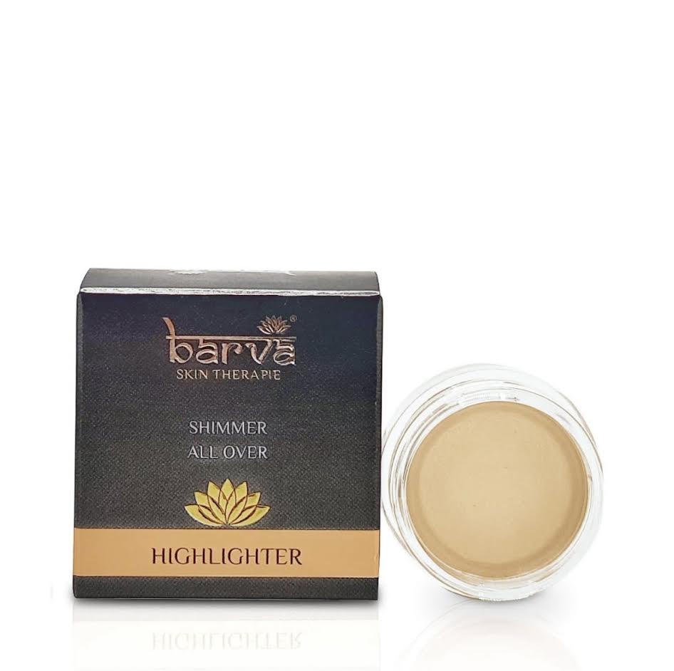 Barva Highlighter Makeup | cream highlighter for face in shimmery gold shades, Shade 2: Moon shine